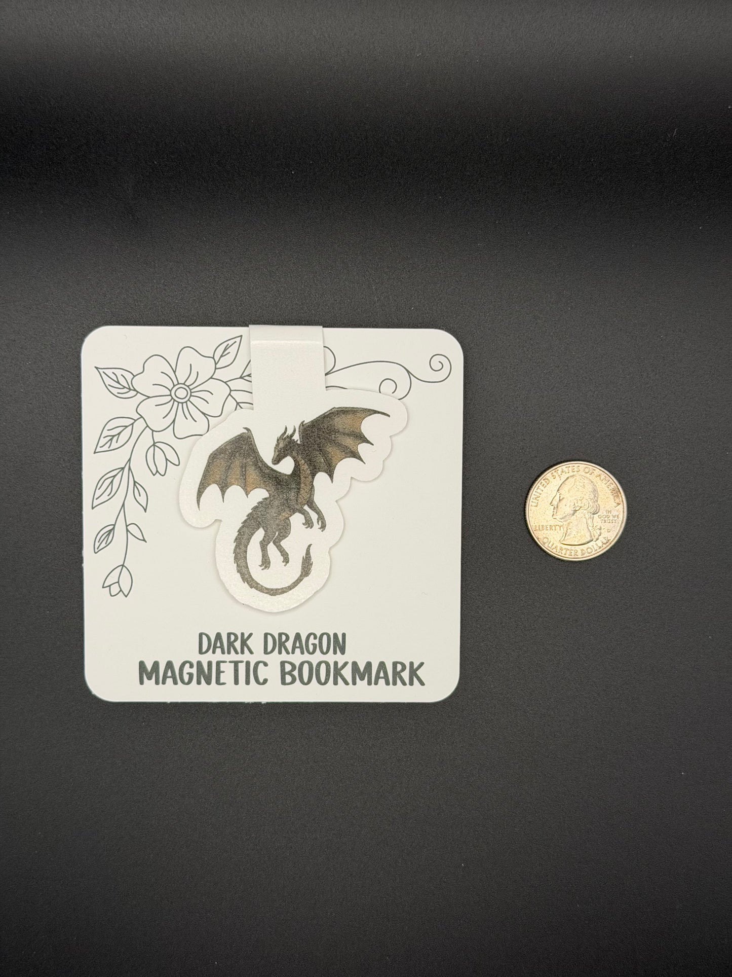 Dark Dragon Magnetic bookmark