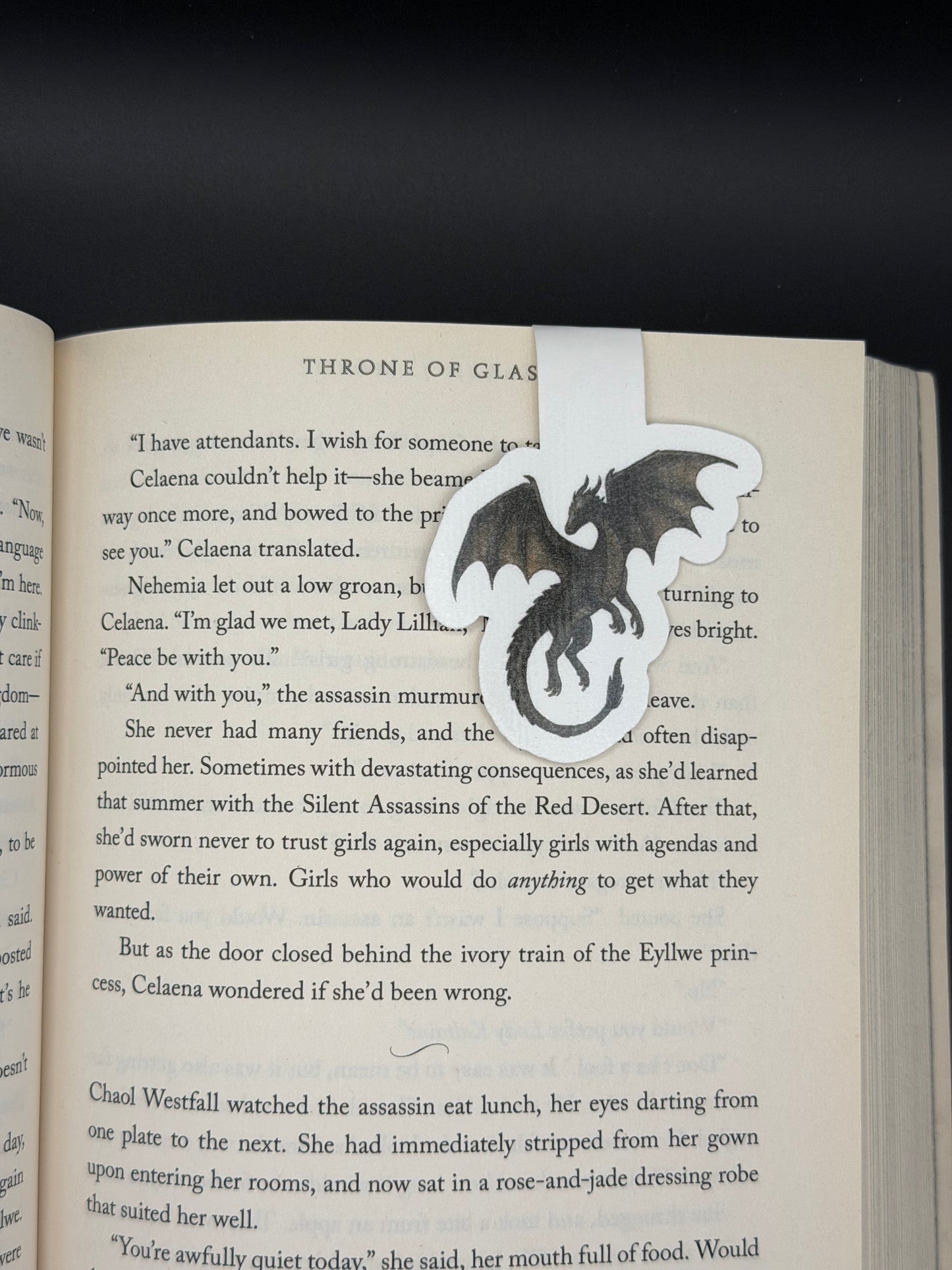 Dark Dragon Magnetic bookmark