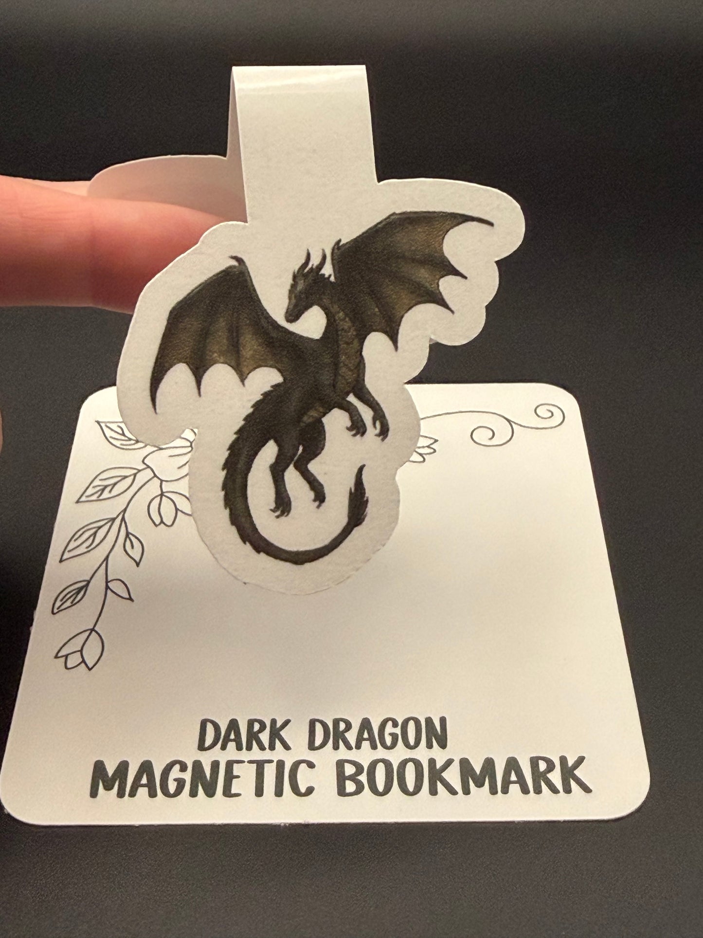 Dark Dragon Magnetic bookmark