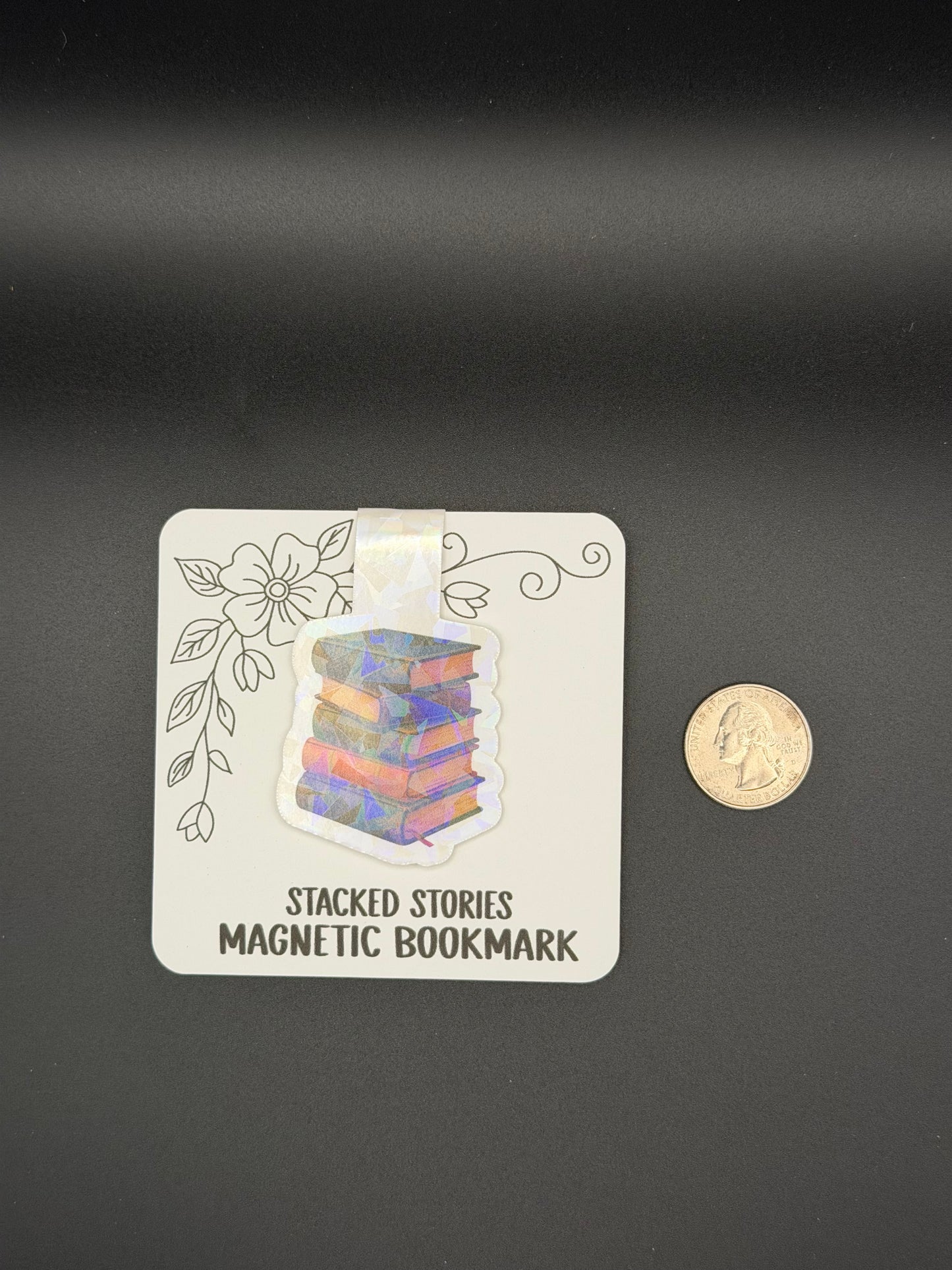 Stacked Stories Magnetic Bookmark
