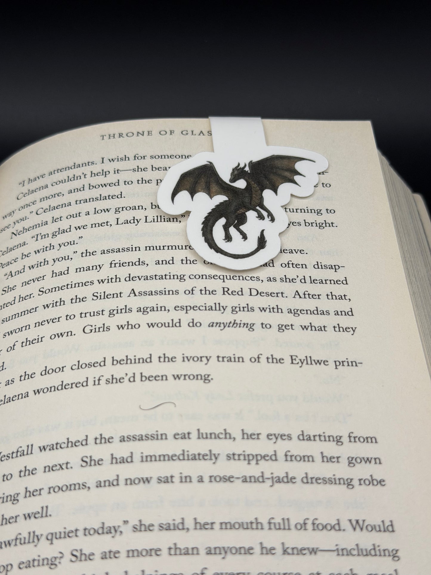 Dark Dragon Magnetic bookmark